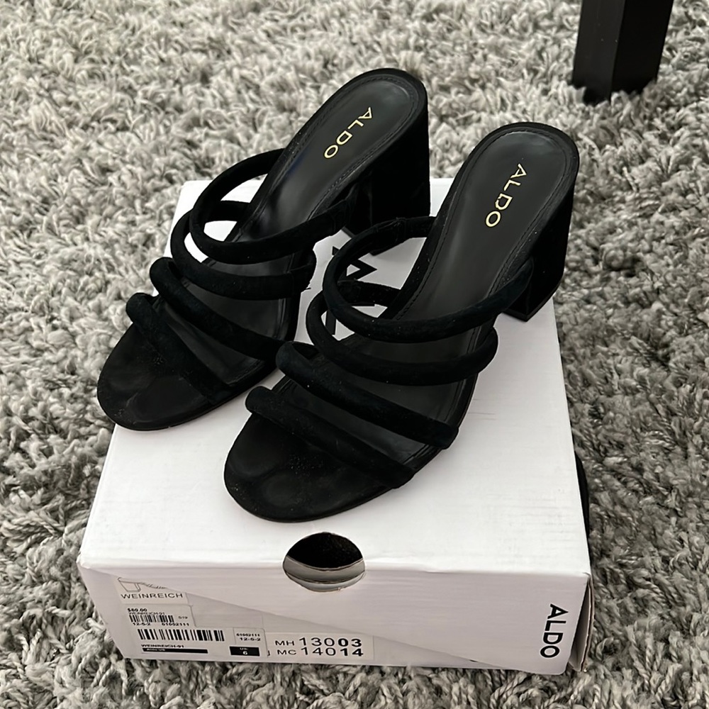 Aldo Black Mules